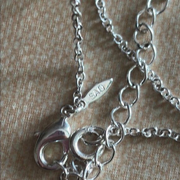 Avon Dragonfly Necklace Green Crystal Rhinestone Silver Tone Pendant 18" N23 - Picture 9 of 17